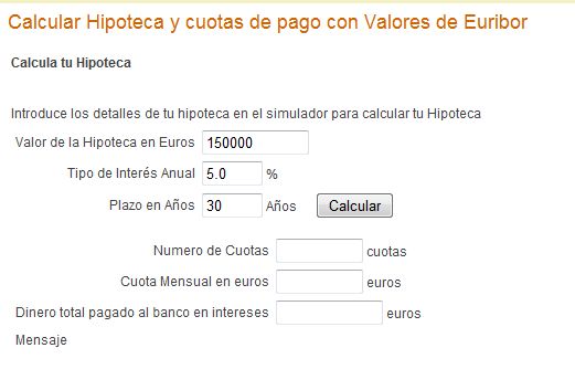 calcular hipoteca de la caixa