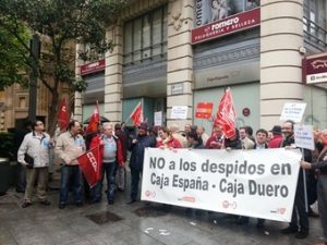 Cierre de oficinas bancarias en España