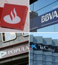 Santander, BBVA, CaixaBank y Banco Popular