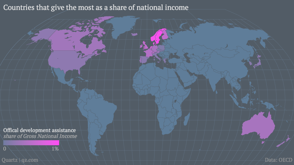 ranking países más generosos del mundo